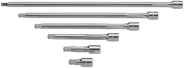 6 pc 1/4" Drive Wobble Plus Extension Set
