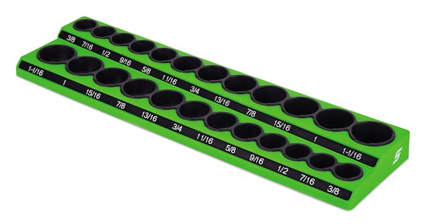 1/2" Drive Metric/SAE Magnetic Socket Holder (Green)