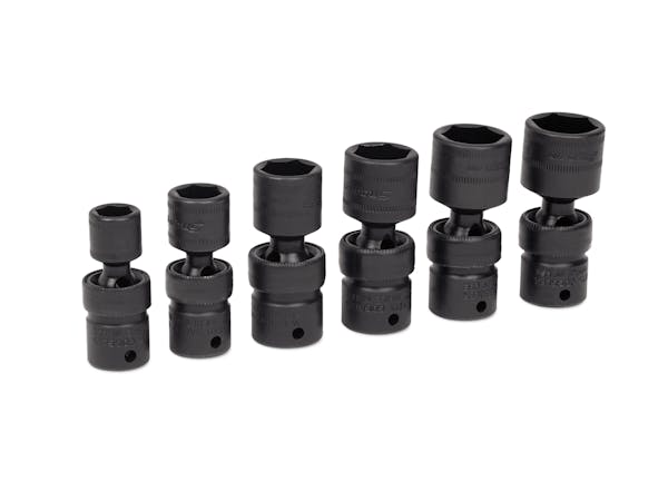 6 pc 1/4" Drive 6-Point Metric Flank Drive® Shallow Impact Swivel Socket Set 3 6 pc 1/4" Drive 6-Point Metric Flank Drive® Shallow Impact Swivel Socket Set