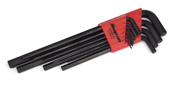 10 pc Metric Extra-Long L-Shaped Hex Key Set (1.5-10 mm)
