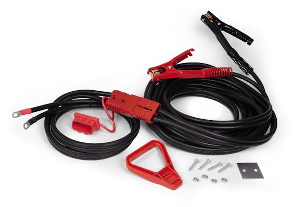 25' Truck-Mounted Battery Booster Cable Set