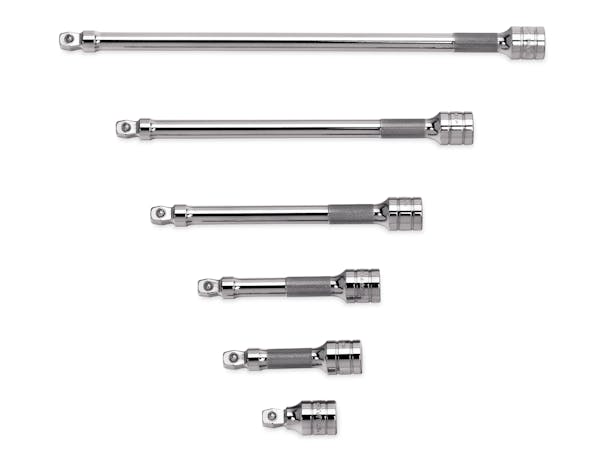 6 pc 3/8" Drive Wobble Extension Set (1-1/2-11")