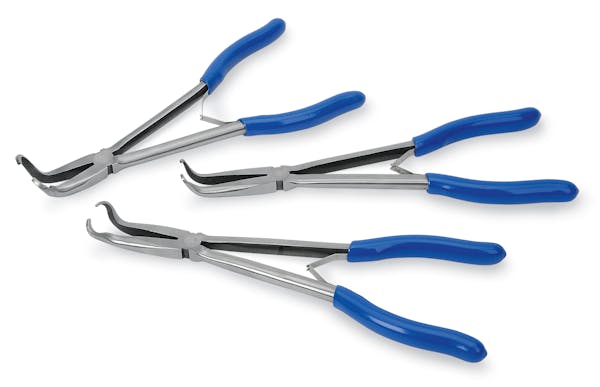 3 pc Extended-Reach Hose Grip Pliers Set (Blue-Point®)