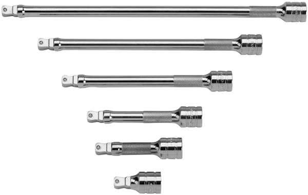 6 pc 3/8" Drive Wobble Plus Extension Set (1-1/2-11")