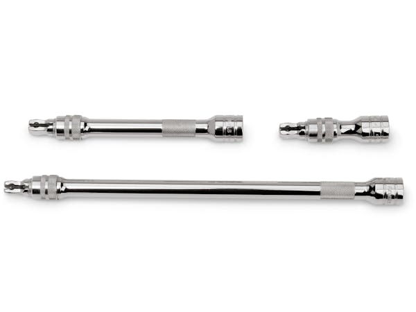 3 pc 3/8" Drive Locking Wobble Extension Set