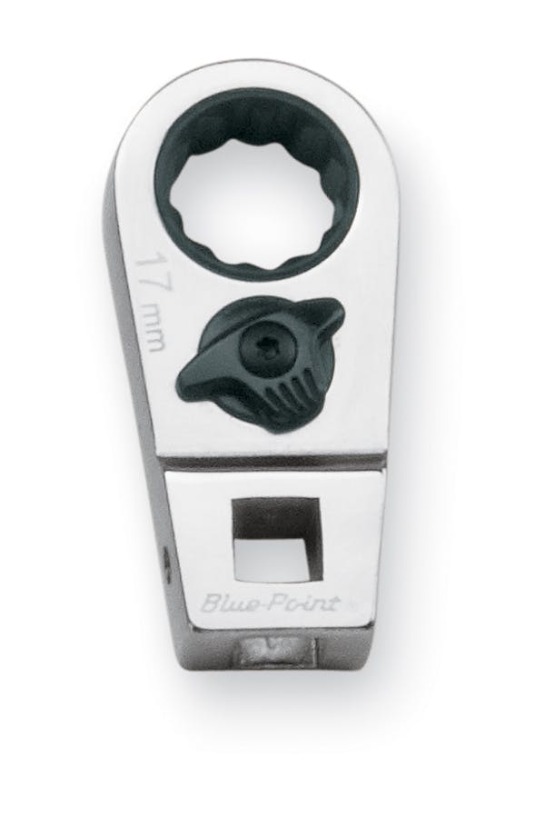 3/8" Drive 12-Point Metric 17 mm Ratcheting Crowfoot Wrench (Blue-Point®)