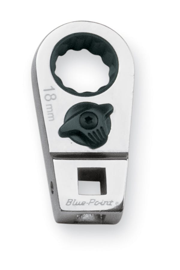 3/8" Drive 12-Point Metric 18 mm Ratcheting Crowfoot Wrench (Blue-Point®)