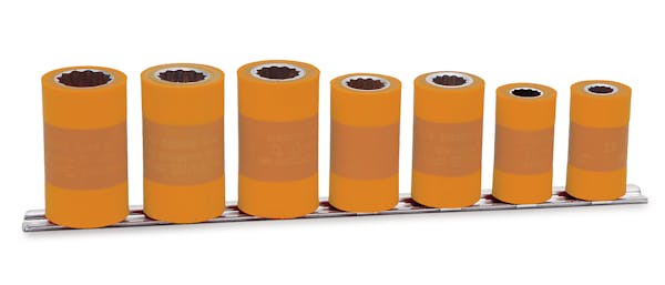 7 pc 3/8" Drive 12-Point SAE Non-Conductive Composite Socket Set