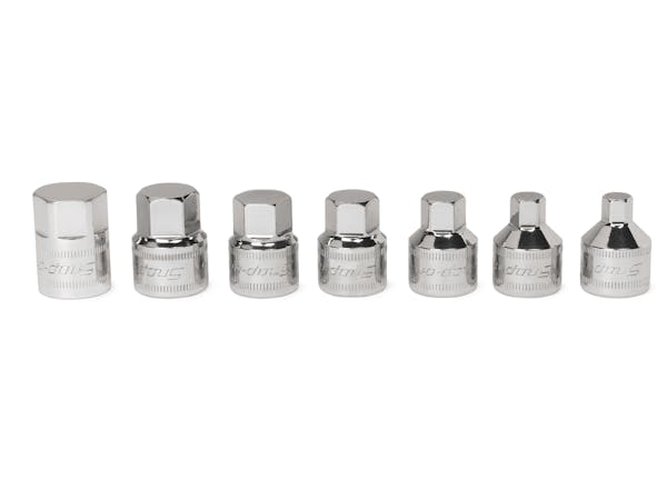 7 pc 3/8" Drive 6-Point Metric Low-Profile Socket Set