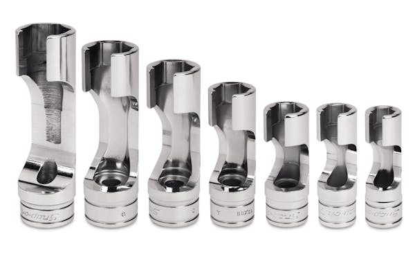 7 pc 3/8" Drive 6-Point SAE Flank Drive® Flare Nut Socket Set (3/8-3/4")