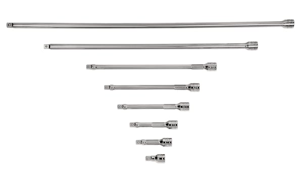 8 pc 3/8" Drive Knurled Extension Set