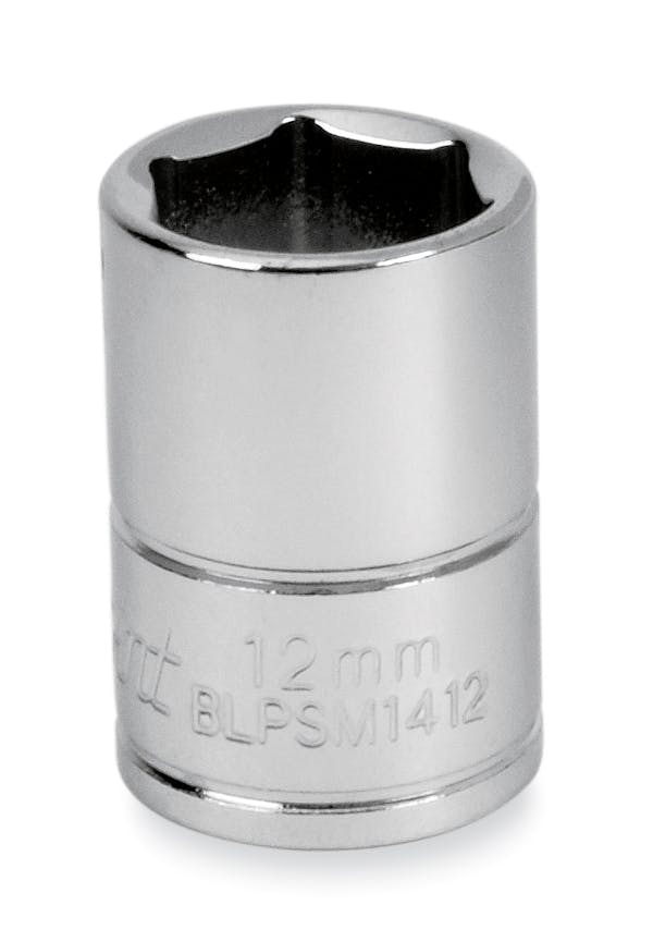 1/4" Drive 6-Point Metric 12 mm Shallow Socket (Blue-Point®)