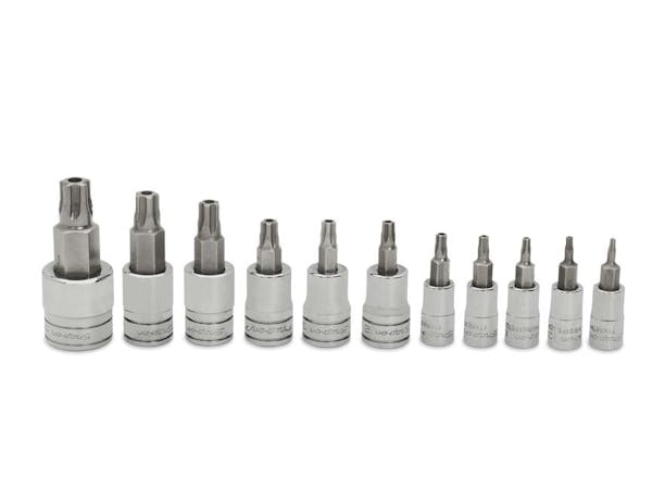 11 pc Combination Drive Tamper-Resistant TORX Plus® Socket Driver Set (8IPR-55IPR)