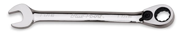 11/16" 12-Point SAE 15° Offset Ratcheting Box/Open-End Wrench (Blue-Point®)
