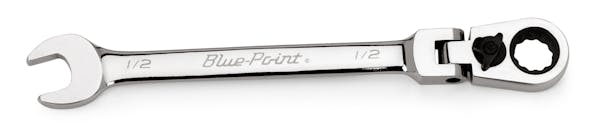 1/2" 12-Point SAE 15° Offset Flex-Head Ratcheting Box/Open-End Wrench (Blue-Point®)