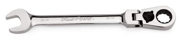 3/4" 12-Point SAE 15° Offset Flex-Head Ratcheting Box/Open-End Wrench (Blue-Point®)