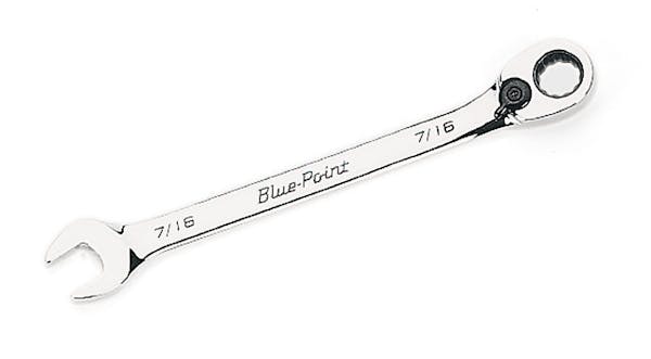 11/32" 12-Point SAE 15° Offset Ratcheting Box/Open-End Wrench (Blue-Point®)
