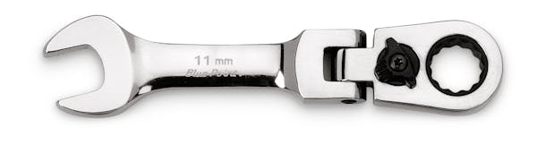 11 mm 12-Point Metric Midget 15° Offset Box Flex-Head Ratcheting Combination Wrench (Blue-Point®)