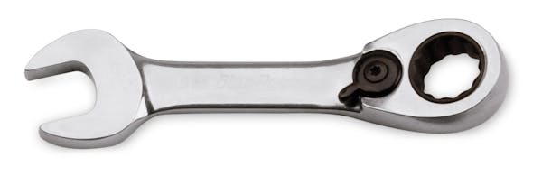 15 mm 12-Point Metric 15° Offset Short Ratcheting Combination Wrench (Blue-Point®)