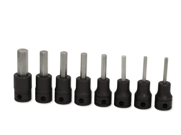 8 pc 3/8" Drive SAE Standard Hex Bit Socket Driver Set (1/8-3/8")