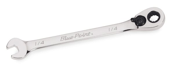 1/4" 12-Point SAE 15° Offset Ratcheting Box/Open-End Wrench (Blue-Point®)