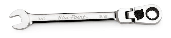3/8" 12-Point SAE 15° Offset Flex-Head Ratcheting Box/Open-End Wrench (Blue-Point®)