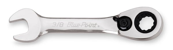 3/8" 12-Point SAE 15° Offset Short Ratcheting Box/Open-End Wrench (Blue-Point®)