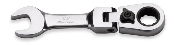 1/2" 12-Point SAE Midget 15° Offset Box Flex-Head Ratcheting Combination Wrench (Blue-Point®)