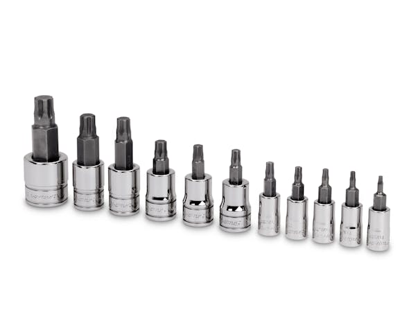 11 pc Combination Drive TORX Plus® Bit Socket Driver Set (8IP-25IP, 27IP-55IP)