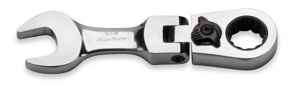 5/8" 12-Point SAE Midget 15° Offset Box Flex-Head Ratcheting Combination Wrench (Blue-Point®)