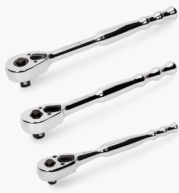 3 pc Standard Handle Quick-Release Ratchet Set (Blue-Point®)