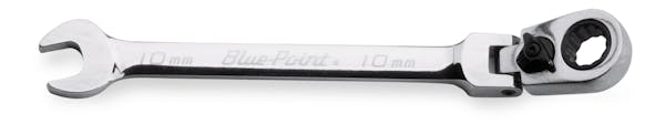 10 mm 12-Point Metric 15° Offset Flex-Head Ratcheting Box/Open-End Wrench (Blue-Point®)