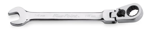 14 mm 12-Point Metric 15° Offset Flex-Head Ratcheting Box/Open-End Wrench (Blue-Point®)