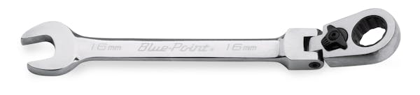 16 mm 12-Point Metric 15° Offset Flex-Head Ratcheting Box/Open-End Wrench (Blue-Point®)