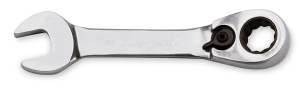 11 mm 12-Point Metric 15° Offset Short Ratcheting Combination Wrench (Blue-Point®)