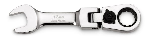 13 mm 12-Point Metric Midget 15° Offset Box Flex-Head Ratcheting Combination Wrench (Blue-Point®)