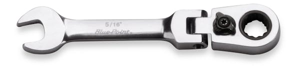 5/16" 12-Point SAE Midget 15° Offset Box Flex-Head Ratcheting Combination Wrench (Blue-Point®)