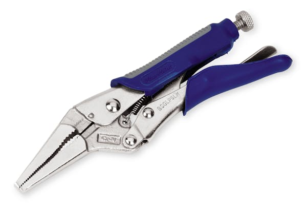 6" Soft Grip Long-Nose Locking Pliers (Blue-Point®)