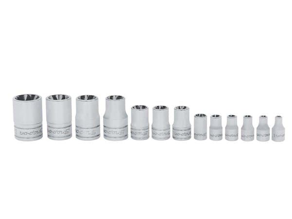 13 pc Combination Drive TORX® Shallow Socket Set (E4-E24)