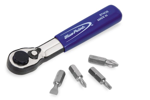 5 pc Bit Miniature Ratcheting Handle Set (Blue-Point®)
