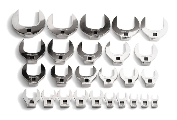 26 pc 3/8" Drive SAE Open-End Crowfoot Wrench Set (7/16-2")