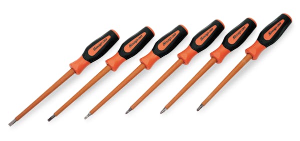 6 pc Non-Conductive Composite Slim Tip Combination Screwdriver Set