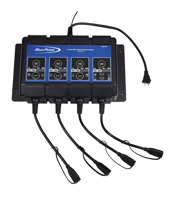 12 Volt Four Bank Battery Maintenance Station (Blue-Point®)