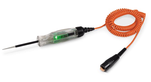 12 V DC Digital Display Circuit Tester (Orange)