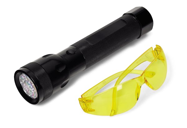 Combination LED/UV Light and Glasses (Yellow)