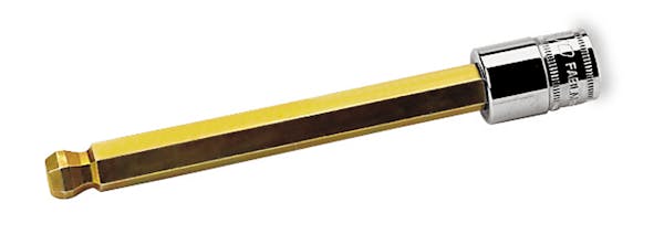 3/8" Drive Metric 10 mm Long Ball Hex Socket Driver