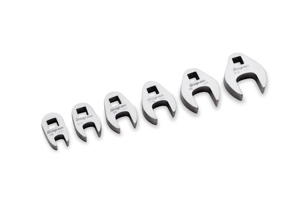 6 pc 1/4" Drive SAE Open-End Crowfoot Wrench Set (1/4-9/16") 3 6 pc 1/4" Drive SAE Open-End Crowfoot Wrench Set (1/4-9/16")