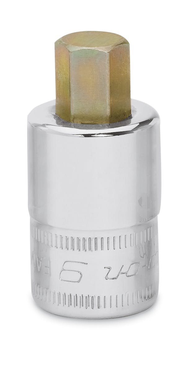3/8" Driver Metric 9 mm Stubby Hex Socket Driver
