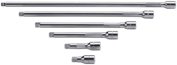 6 pc 1/4" Drive Knurled Extension Set
