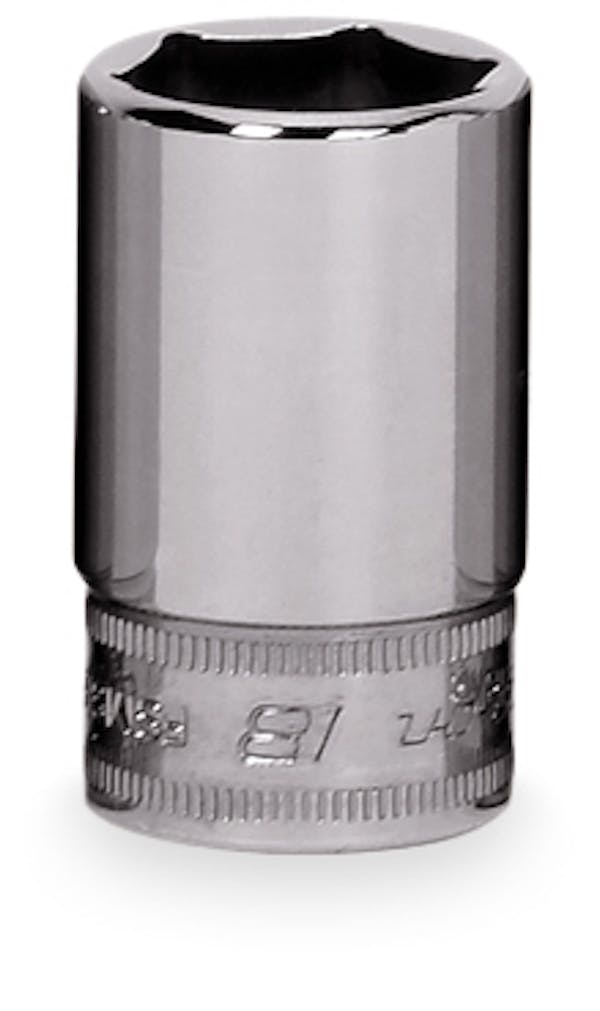 3/8" Drive 6-Point Metric 18 mm Flank Drive® Semi-Deep Socket